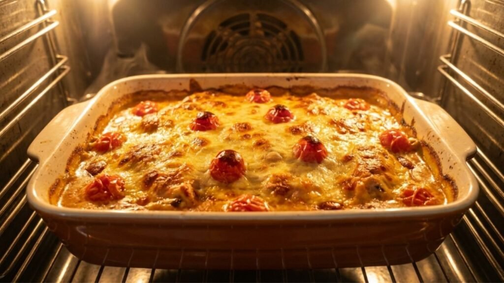 Pesto Caesar Chicken Bake Recipe