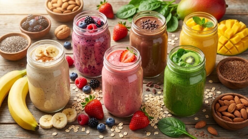 Coffee Oat Breakfast Smoothie