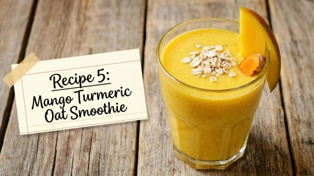 Mango Turmeric Oat Smoothie