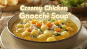 Creamy Chicken Gnocchi Soup