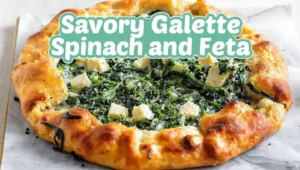 Savory Galette with Spinach and Feta