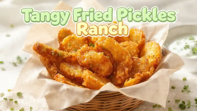 Tangy Fried Pickles Ranch Dip