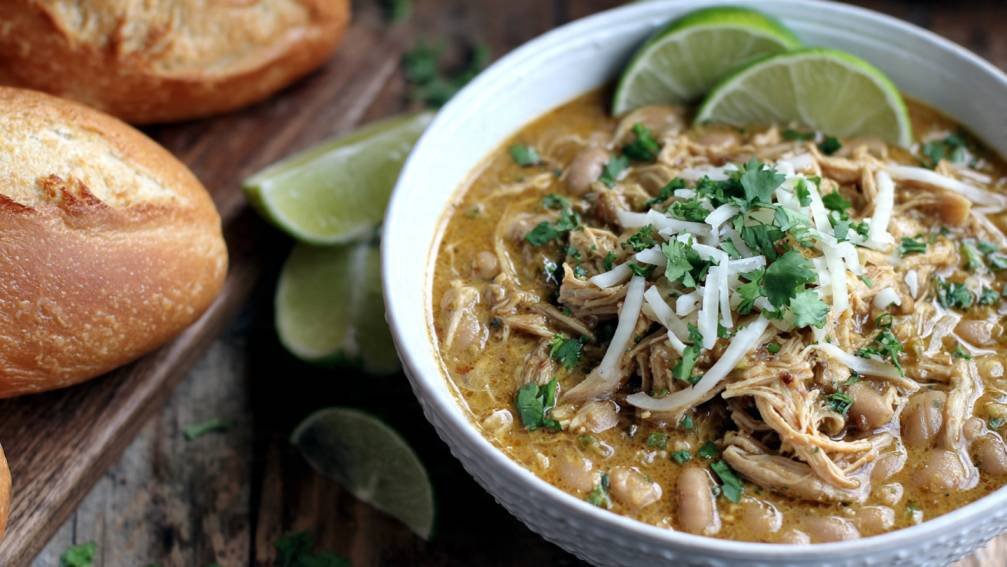 Crockpot Cajun White Chicken Chili Recipe