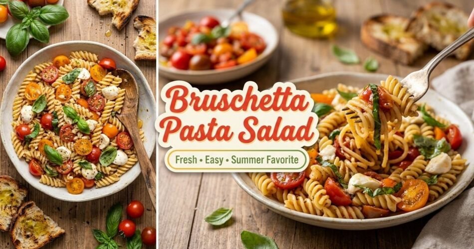 Bruschetta Pasta Salad Recipe