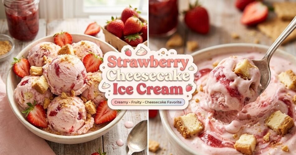 Strawberry Cheesecake Ice Cream
