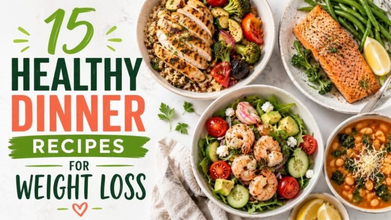 15 Healthy Dinner Recipes for Weight Loss