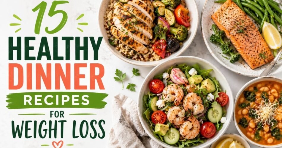 15 Healthy Dinner Recipes for Weight Loss