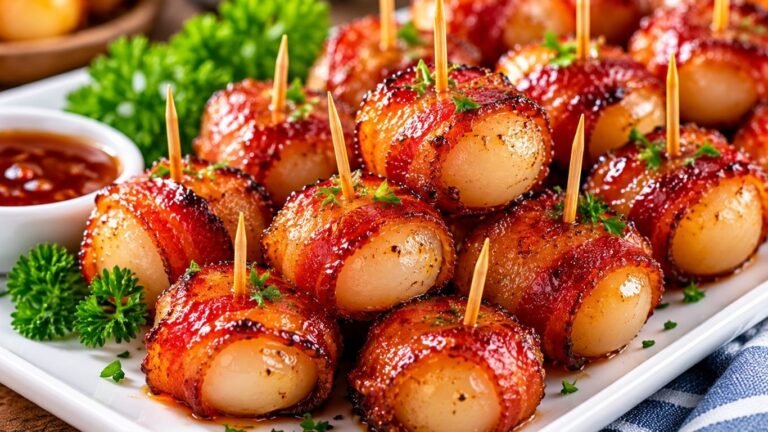 Bacon Wrapped Water Chestnuts Recipe (Easy Party Appetizer)
