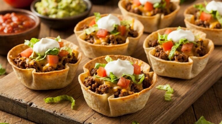 Crunchy Taco Cups Recipe (Easy & Crowd-Pleasing!)