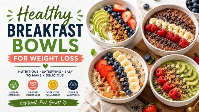 Healthy Breakfast Bowls for Weight Loss