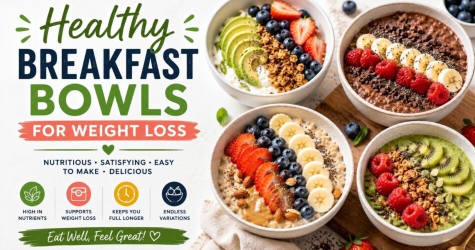 Healthy Breakfast Bowls for Weight Loss