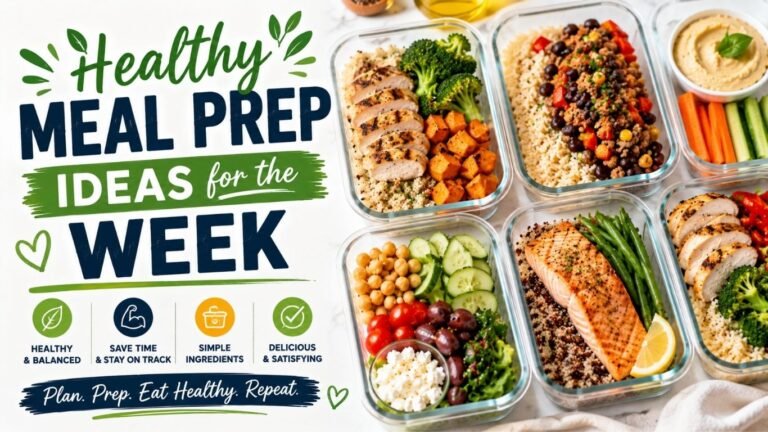 Healthy Meal Prep Ideas for the Week