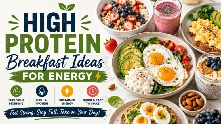 High Protein Breakfast Ideas for Energy