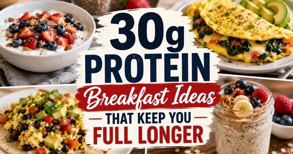 30 grams of protein at breakfast