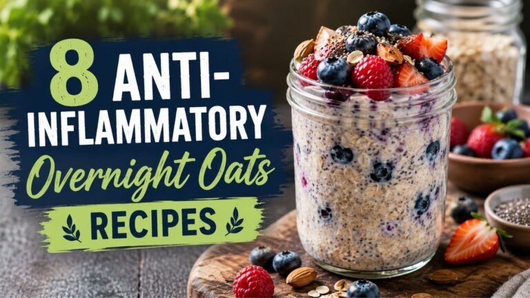 8 Anti Inflammatory Overnight Oats Recipes