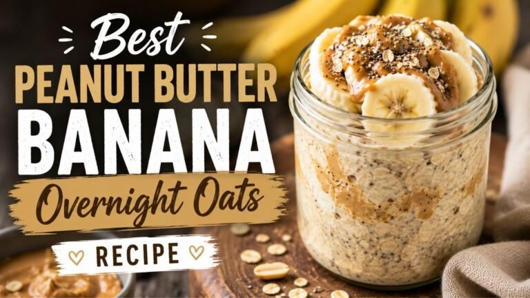 Best Peanut Butter Banana Overnight Oats Recipe