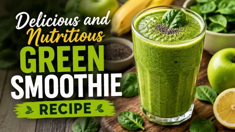 Delicious and Nutritious Green Smoothie Recipe