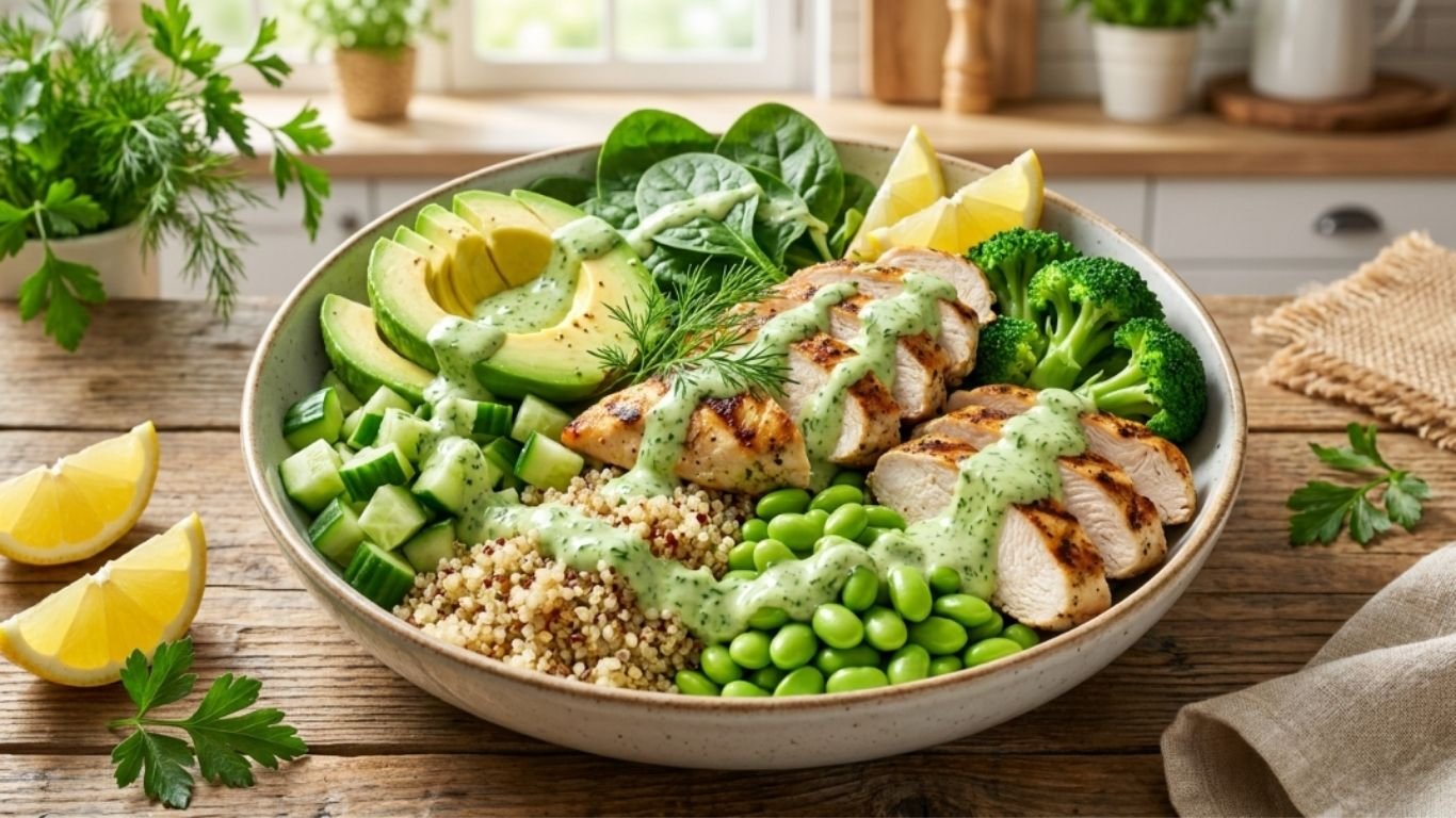 Nutritious Green Goddess Bowls
