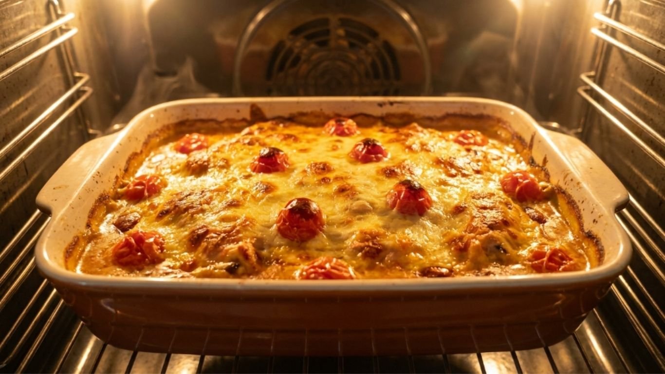 Pesto Caesar Chicken Bake Recipe